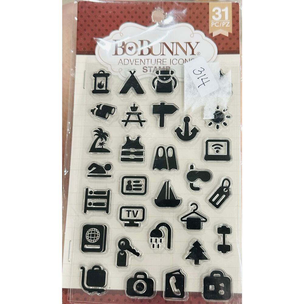 Bo Bunny Adventure Icon 31 Stamps